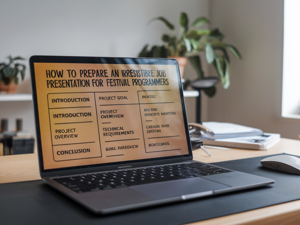 Cómo preparar una carta de presentación irresistible para programadores de festivales